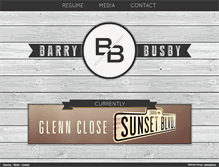 Tablet Screenshot of barrybusby.com